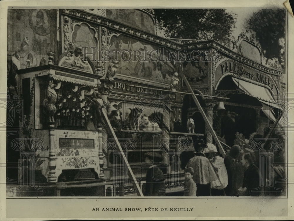 1929 Press Photo Animal Show, Fete de Neuilly, Paris, France - mja93475-Historic Images