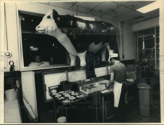 1988 Ed Debevic's Short Orders Deluxe Restaurant In Chicago Illinois - Historic Images