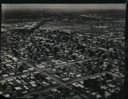 1963 Press Photo Arial view of Kaduna, Nigeria - mja93941-Historic Images