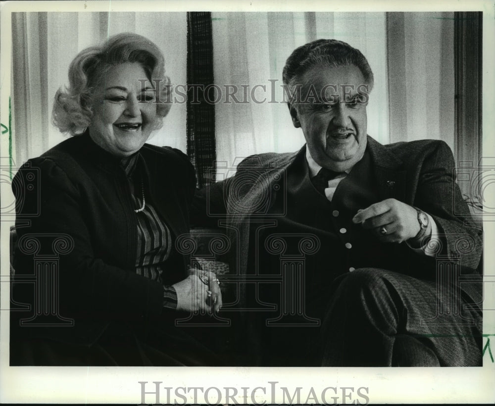 1982 Press Photo Joyce and Governor Lee Dreyfus discuss their marriage-Historic Images