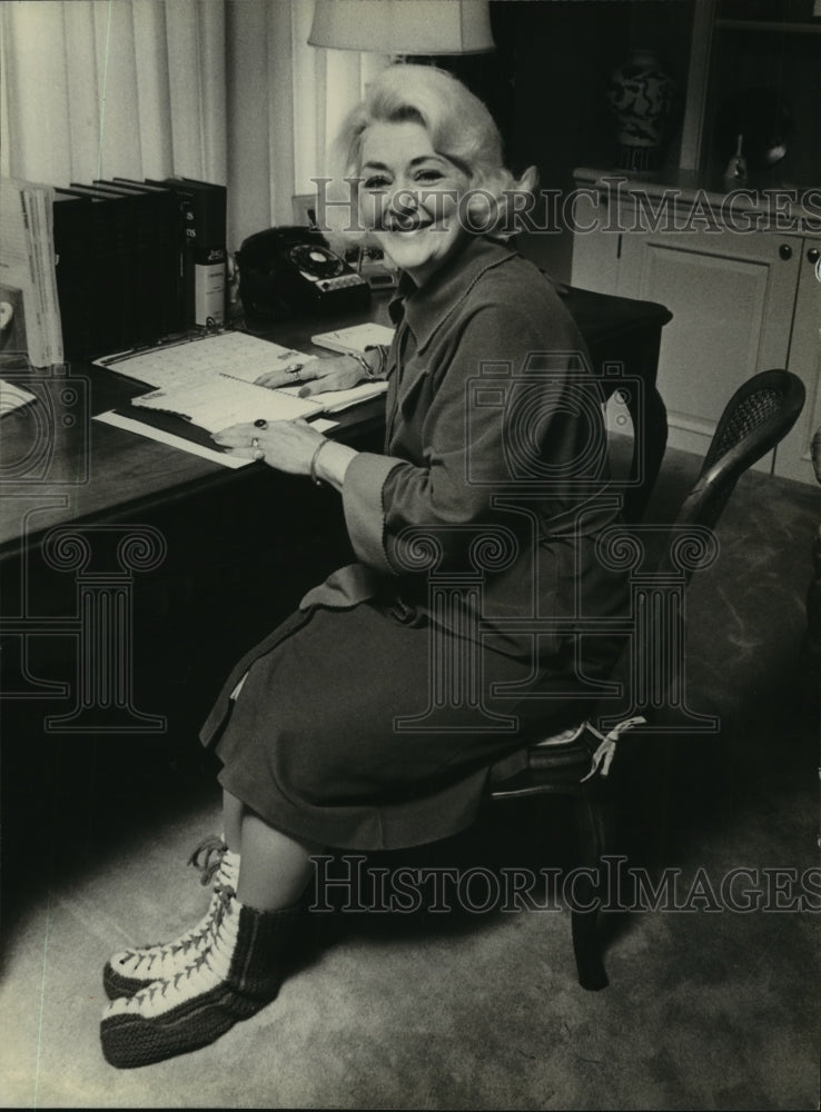 1980 Press Photo Joyce Dreyfus, wife of Wisconsin Governor Lee S. Dreyfus. - Historic Images