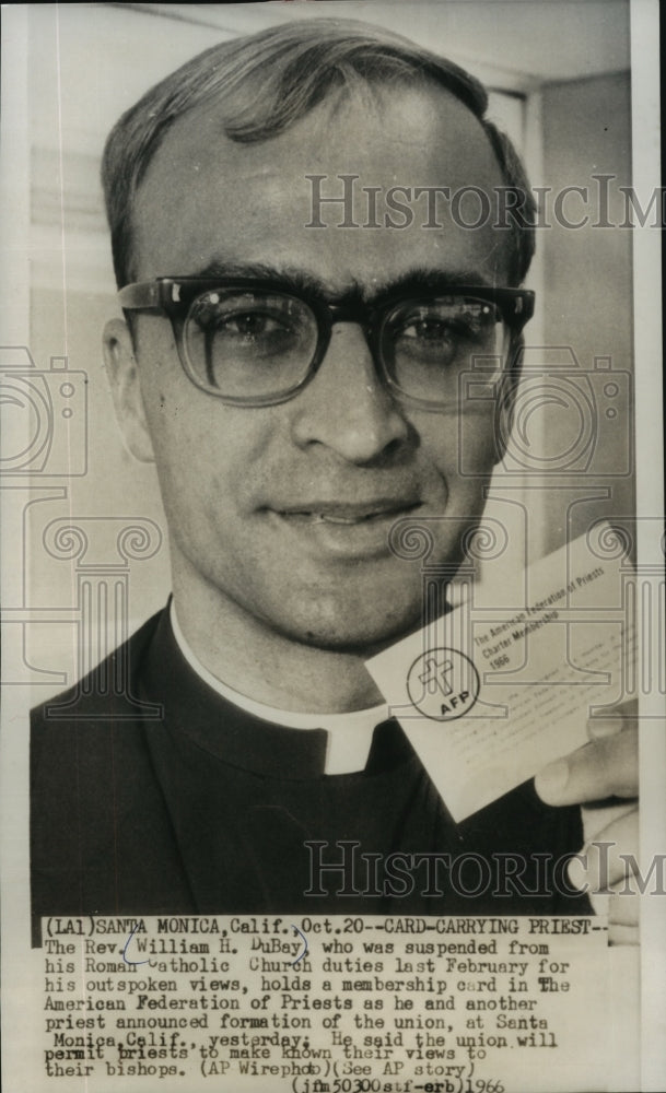 1966 Card-carrying Revereand William Dubay in Santa Monica, CA-Historic Images