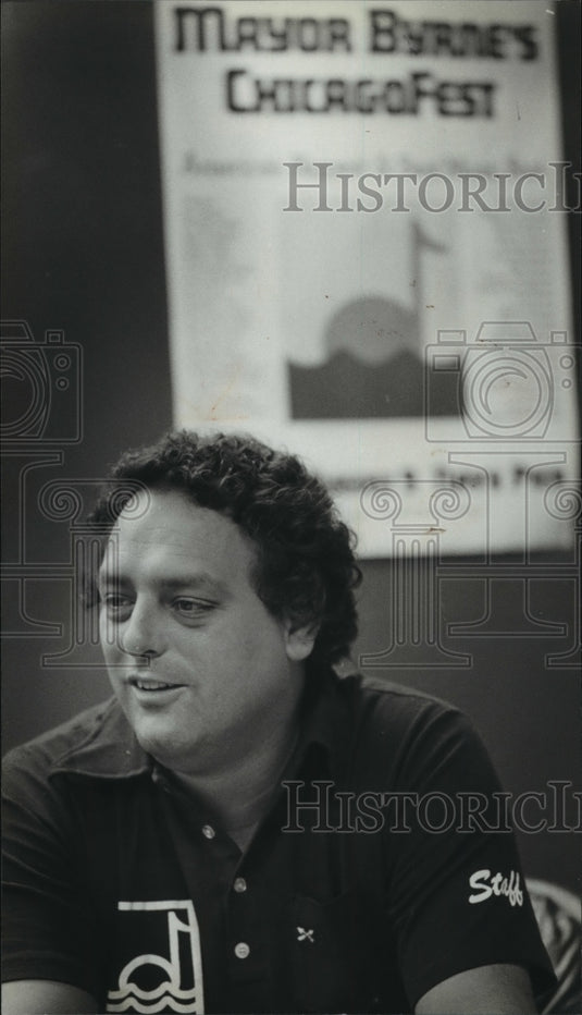 1982 Press Photo Thomas Drilius, president of Festivals Incorporated, Milwaukee - Historic Images