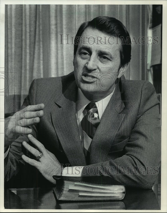 1984 Press Photo Reverend James Draper, President of Southern Baptists - Historic Images