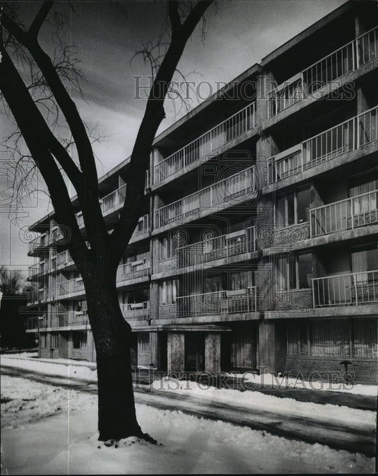 1963 Press Photo A new residence for the elderly, Milwaukee - mja94798 - Historic Images