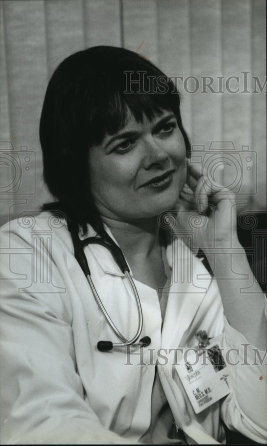 1994 Press Photo St. Josephs Hospital Cardiologist Doctor Carol M. Meils - Historic Images