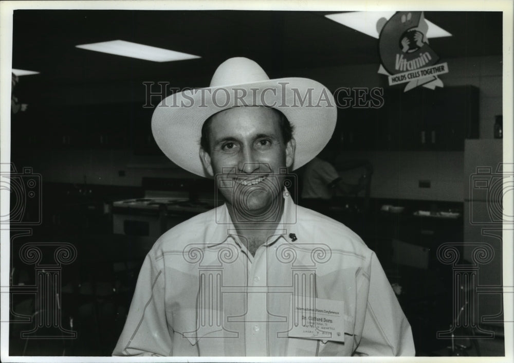 1993 Press Photo Clifford Dorn at the International Bison Conference - mja95052 - Historic Images