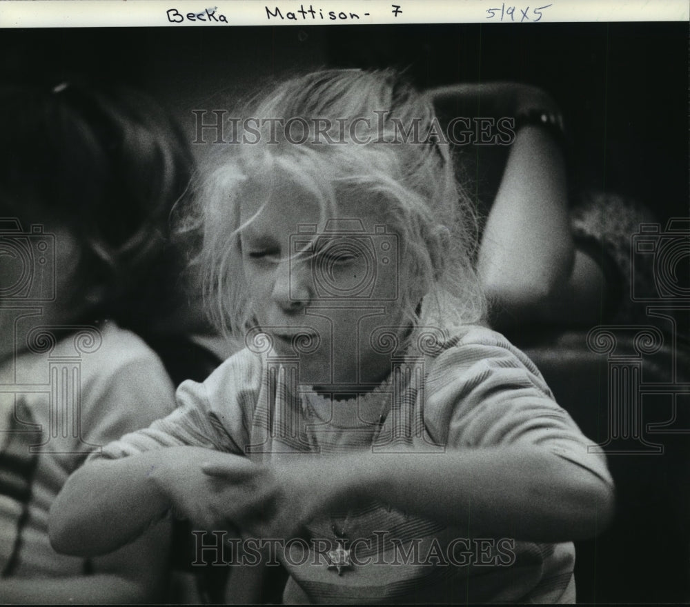 1962 Becka Mattison attending story hour at Oklahoma Avenue Library. - Historic Images