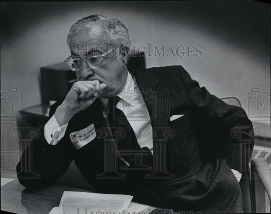 Press Photo Vice President of General Motor's Public Relations Tony De Lorenzo - Historic Images