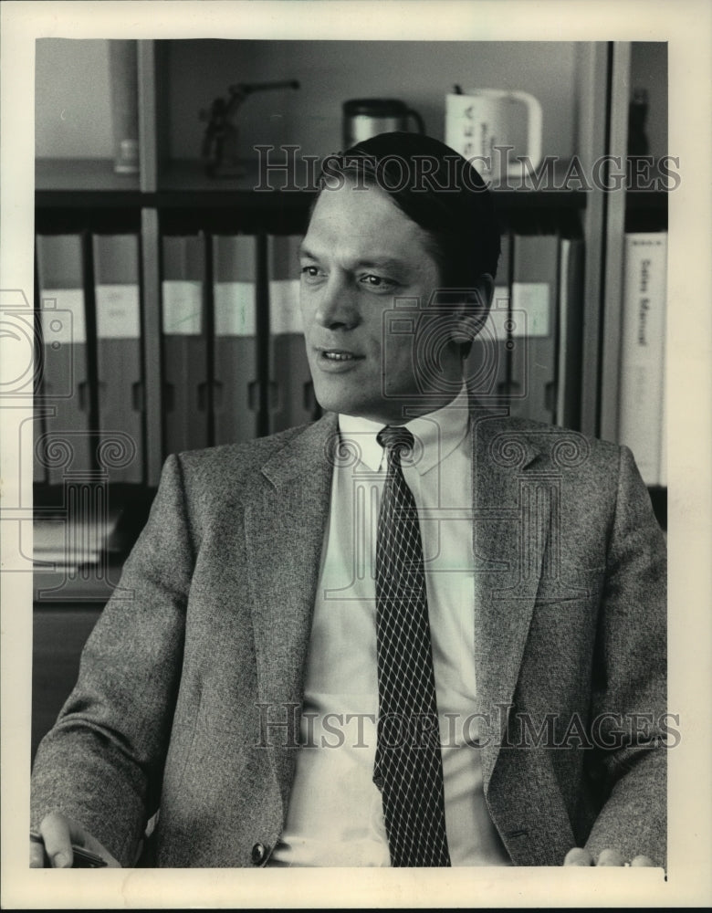 1985 Stelio Demark, President of ASEA Robotics, Incorporated - Historic Images