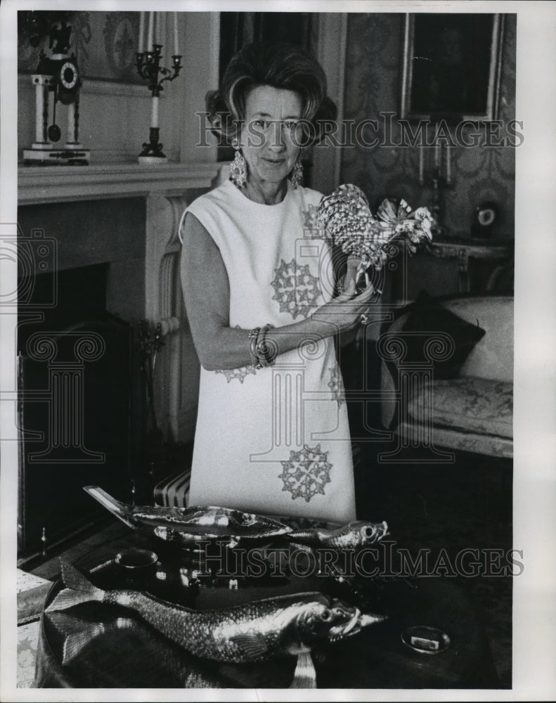 1968 Press Photo Marquesa of Merry del Val, wife of the Spanish Ambassador - Historic Images