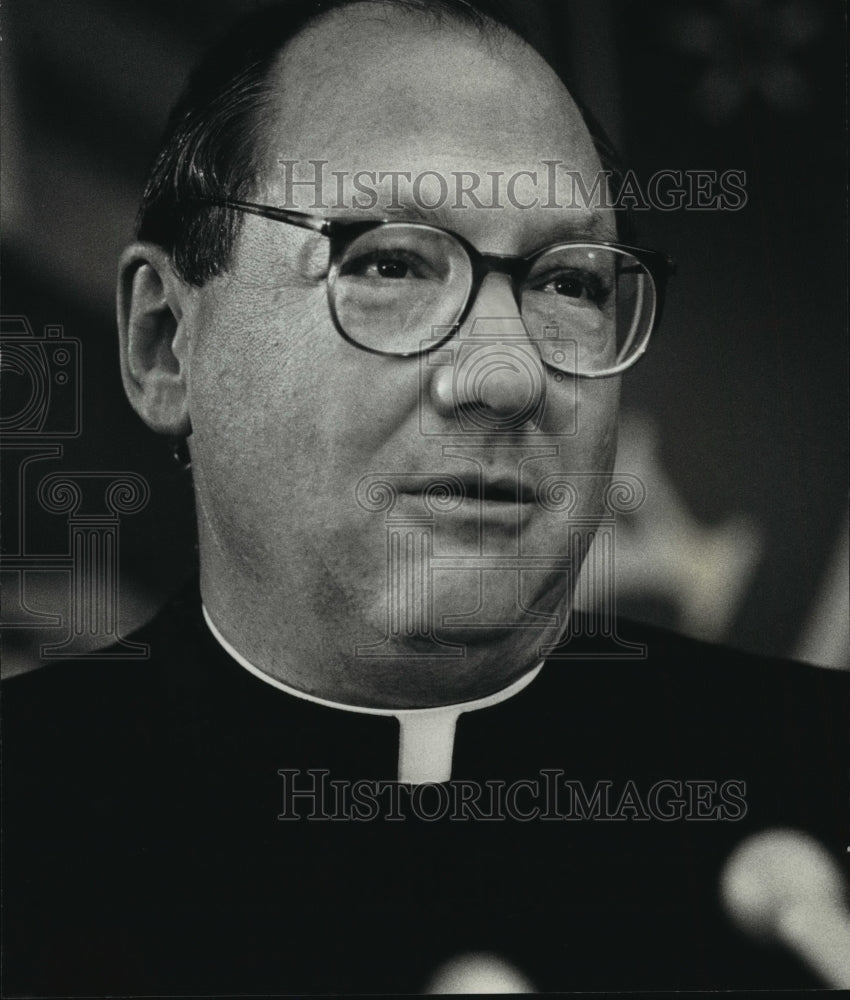 1990 Father Albert J. DiUlio, President at Marquette University-Historic Images