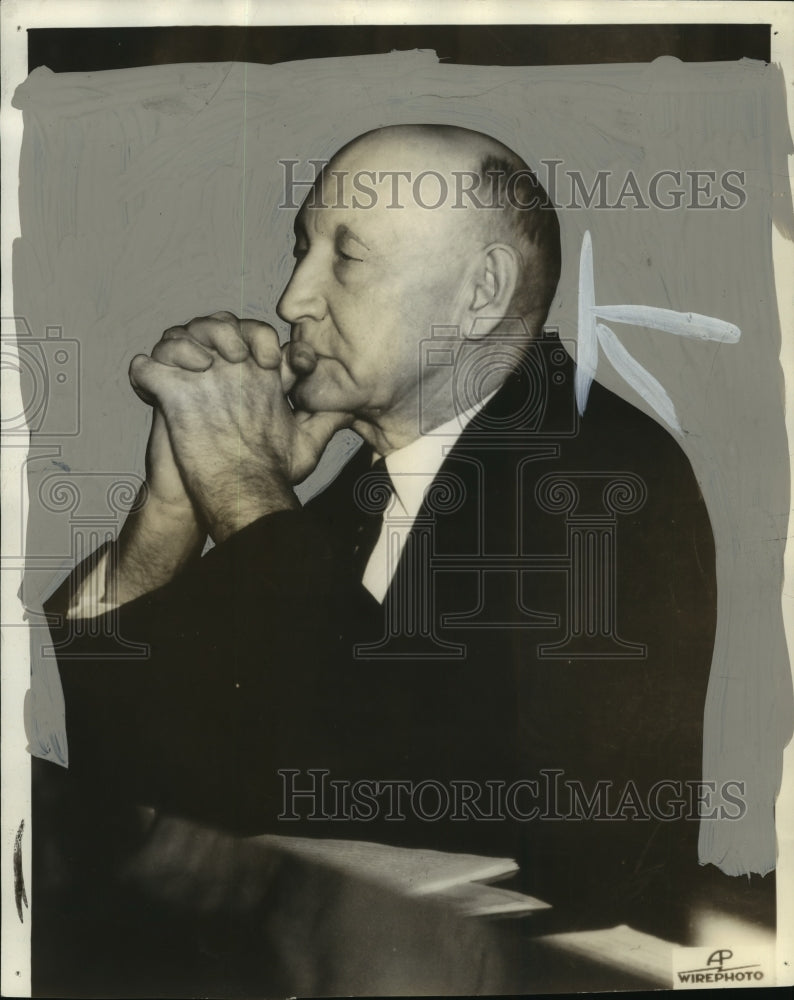 1936 Press Photo Representative Robert Doughton at committee hearing - mja96391 - Historic Images