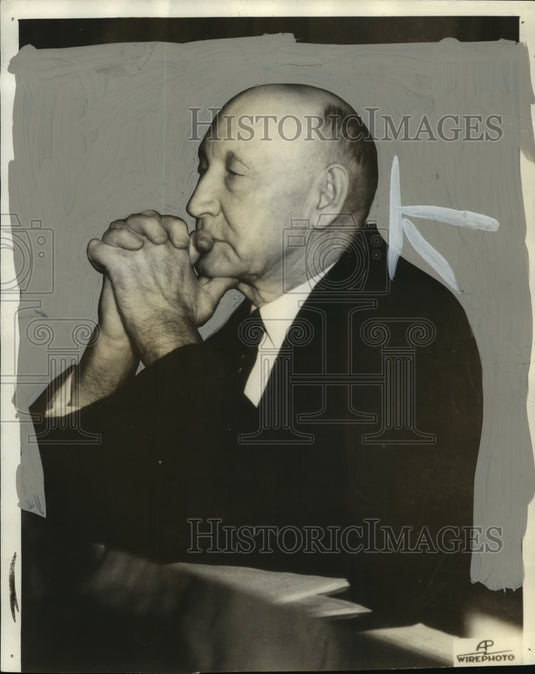 1936 Press Photo Representative Robert Doughton at committee hearing - mja96391 - Historic Images