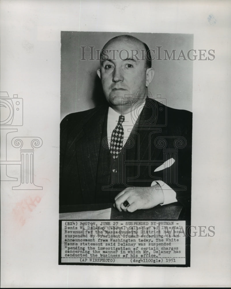 1951 Denis W. Delaney, Collector of Internal Revenue-Historic Images