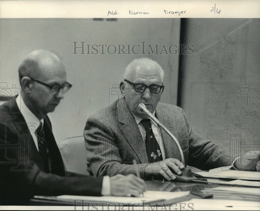 1983 Press Photo Cable Committee Chairman Norman Draeger - mja97283 - Historic Images