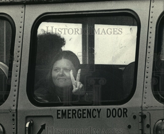 1986 Member of Women for Peace Arrested for Trespass on US Land-Historic Images