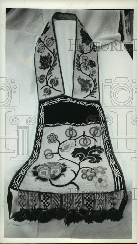 1982 Ojibwa bandolier bag as part of Milwaukee Museum's collection-Historic Images