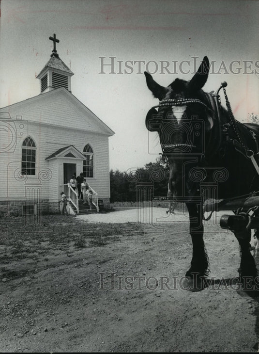 1977 Old World Wisconsin St. Peter's Church built in Milwaukee.-Historic Images