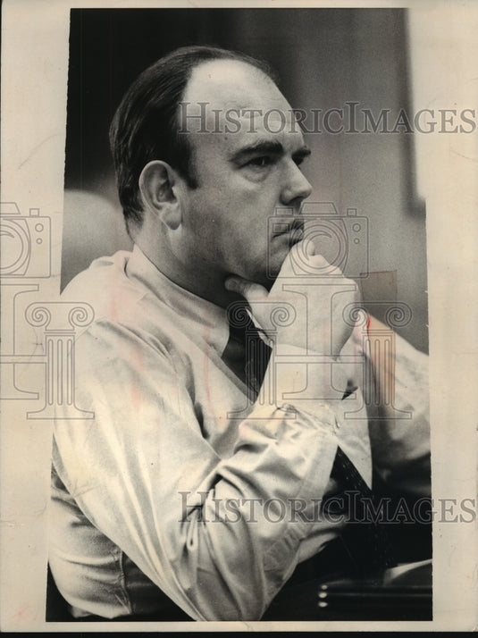 1973 Press Photo John D. Ehrlichman, President Nixon's top domestic advisor.-Historic Images