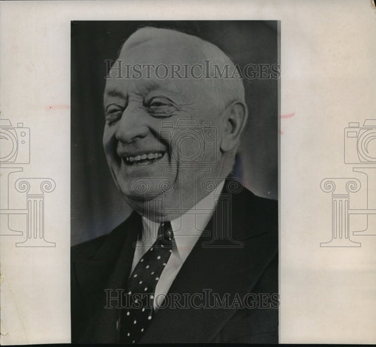 1964 Press Photo Cleveland, Ohio-Cyrus Eaton, Industrialist celebrating his 81st - Historic Images