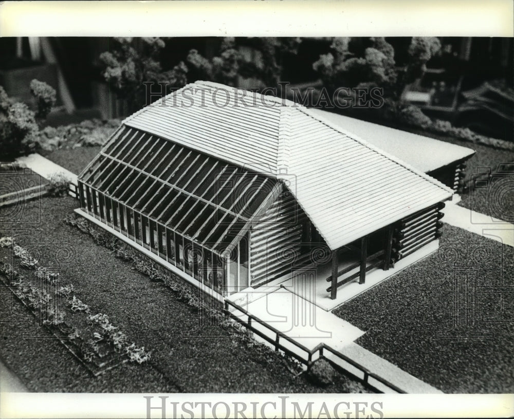 1991 Brookfield Wisconsin Elmbrook Nature Park Visitor Center Model - Historic Images