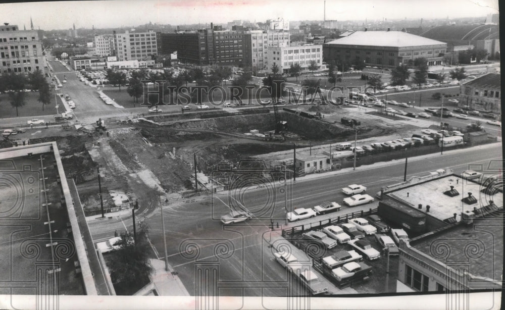 1960 Press Photo of Construction on Milwaukee&#39;s New Museum - mja99529 - Historic Images