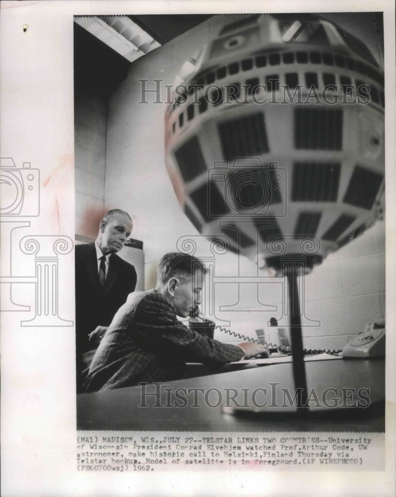 1962 Press Photo University of Wisconsin President Conrad Elvehjem Last Photo - Historic Images