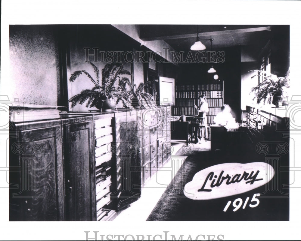 1915 Press Photo View of the Milwaukee Journal Sentinel Library - mjb00059- Historic Images