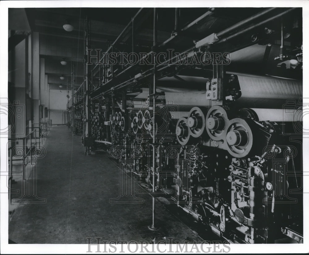 1952 Milwaukee Journal Department, Newspaper presses, Press Room-Historic Images