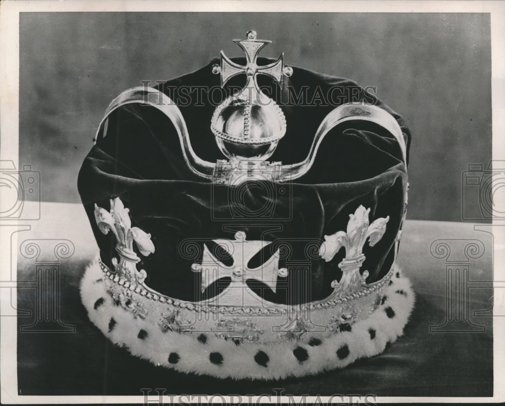 1937 Press Photo The Crown of the Prince of Wales, London, England - mjb00267-Historic Images