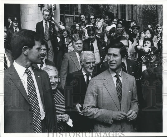 1977 Press Photo England - R.F. - Britain's Prince Charles visits Chicago - Historic Images