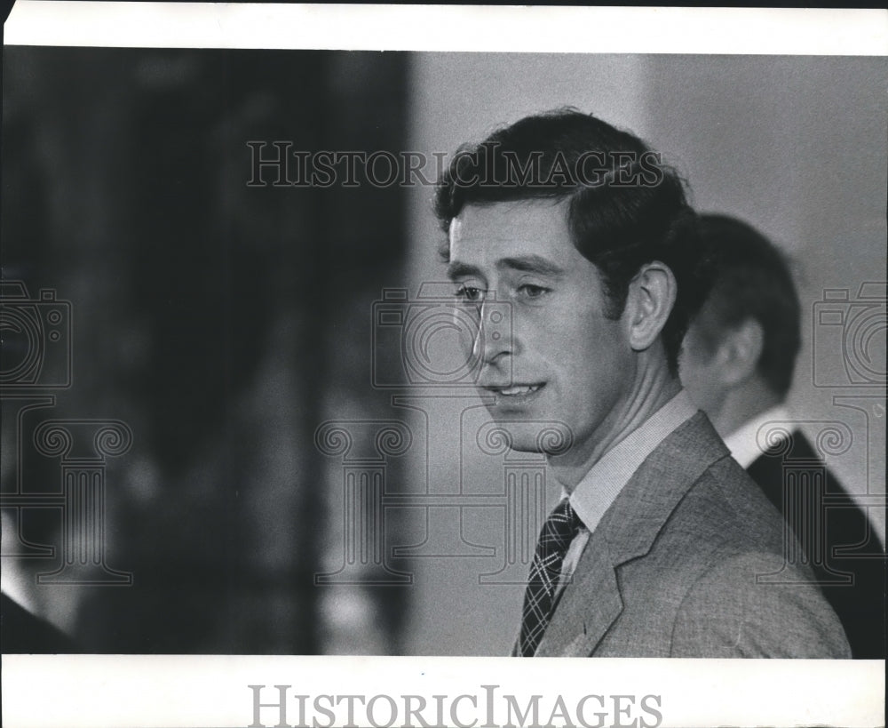 1977 Press Photo Prince Charles of Britain in Chicago - mjb00369 - Historic Images