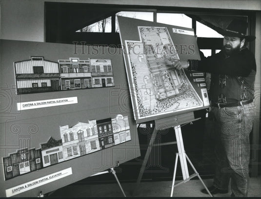 Director Art Dyer Showing His Ideas-Historic Images
