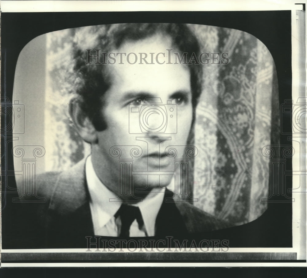 1971 Press Photo Daniel Ellsberg appears in an interview on CBS - Historic Images