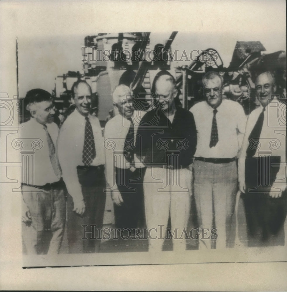 1952 Press Photo President-Elect Eisenhower with men he chose for his cabinet-Historic Images