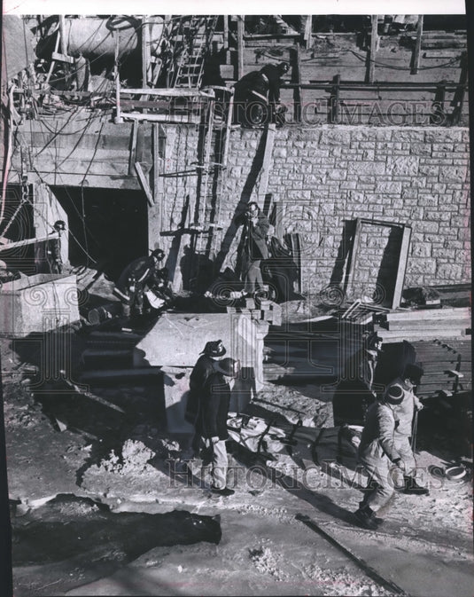 1964 Injured Worker Being Carried Out After Explosion in Milwaukee-Historic Images