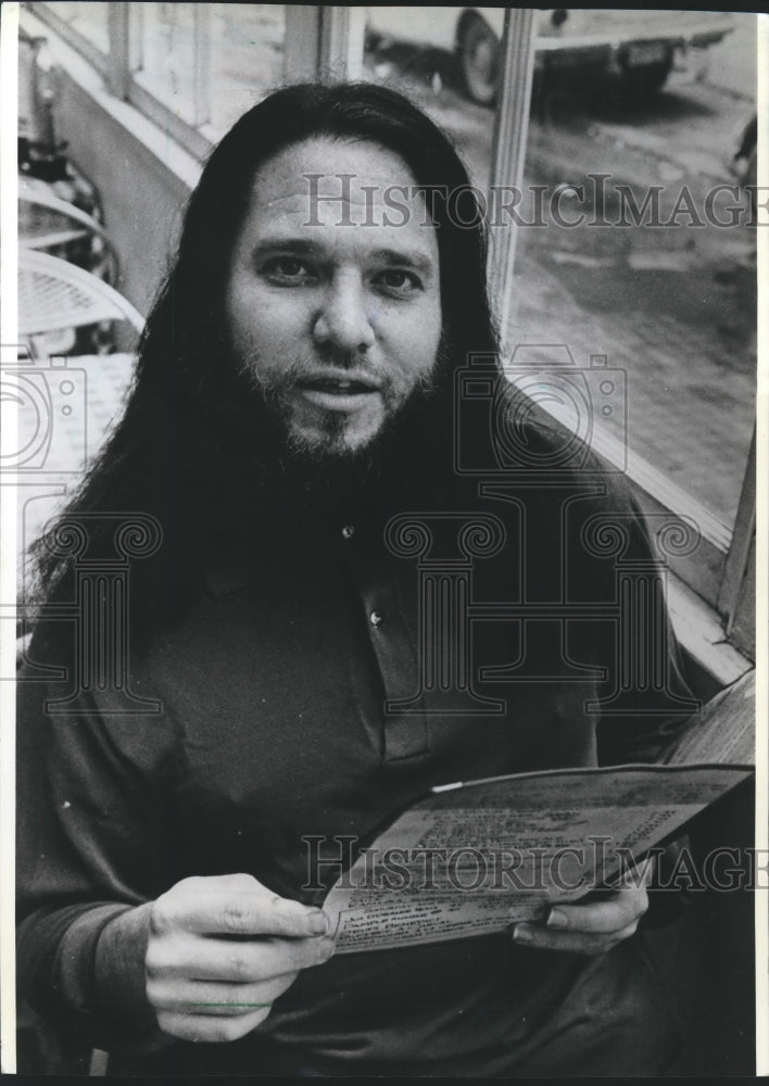 1971 Press Photo Ira Einhorn 60's Guru Wanted for Murder - Historic Images