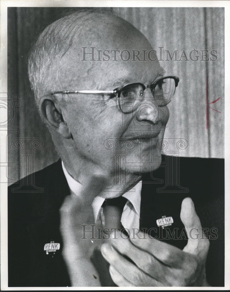 1964 Press Photo Former President Eisenhower Attends Green Bay Republican Rally - Historic Images