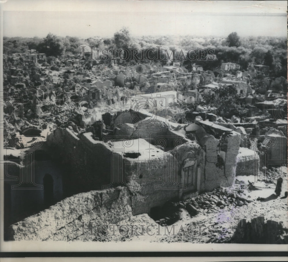 1968 Bejestan Iran Village Rubble After Earthquake-Historic Images