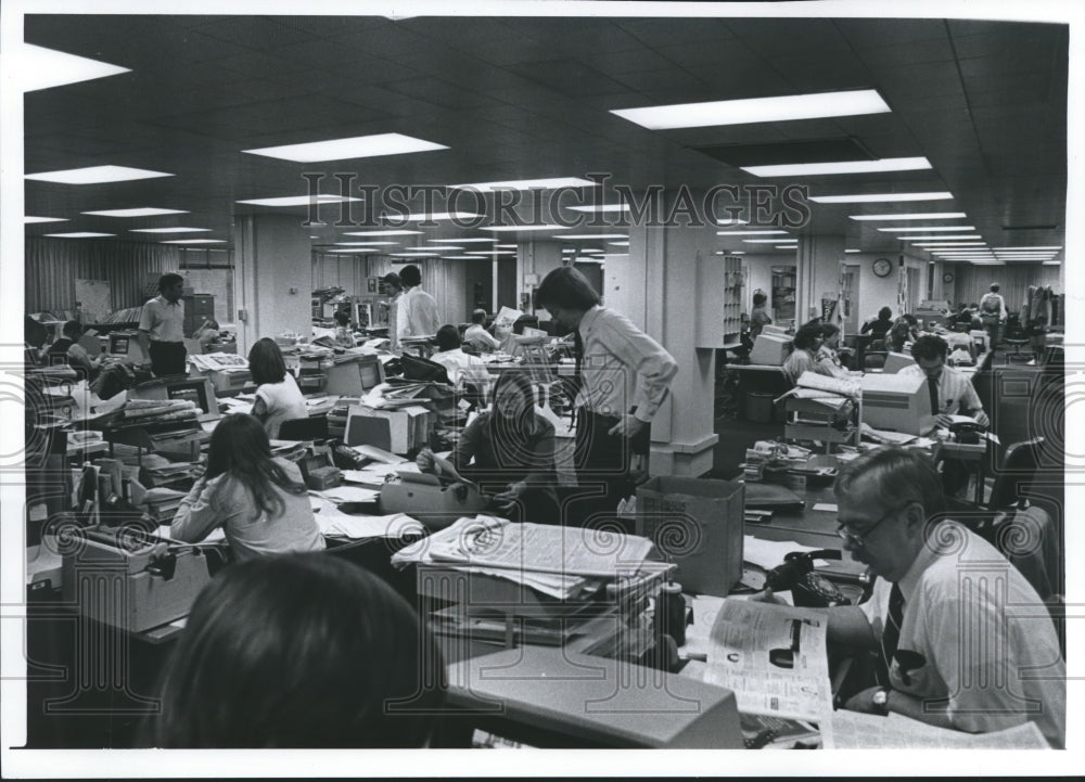 1978 Press Photo Milwaukee Sentinel Journal News People Working - Historic Images