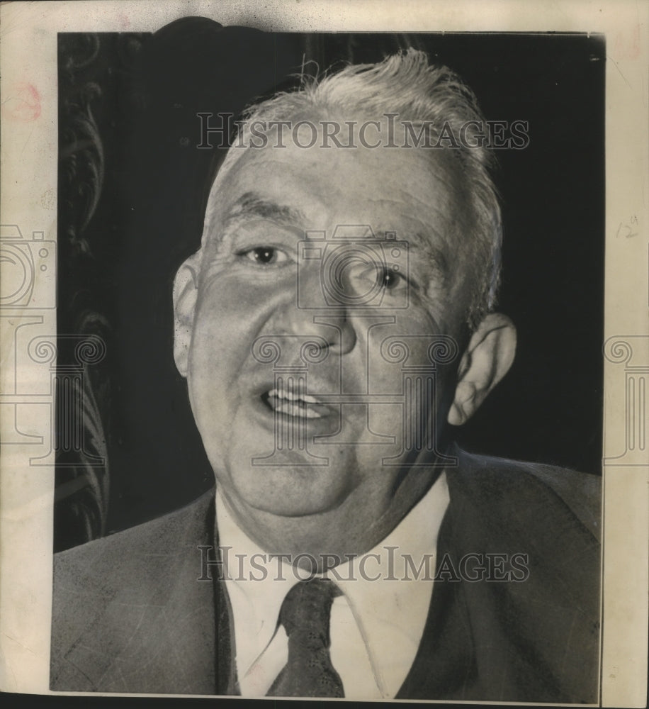 1954 Press Photo Senator Sam J. Ervin, said, McCarthy ought to be expelled.-Historic Images