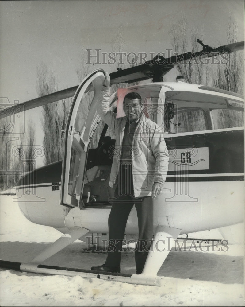 1962 Press Photo Richard Egan, Star of &quot;Empire&quot; a show about the Modern West - Historic Images