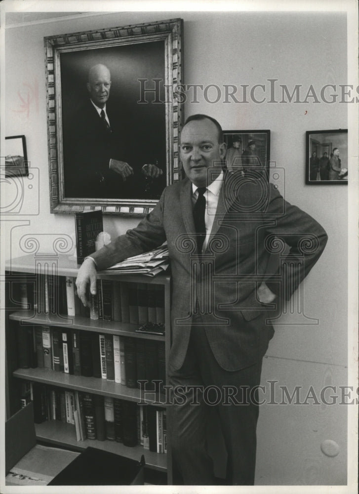 1969 Press Photo John S. D. Eisenhower Ambassador to Belgium - mjb02694 - Historic Images