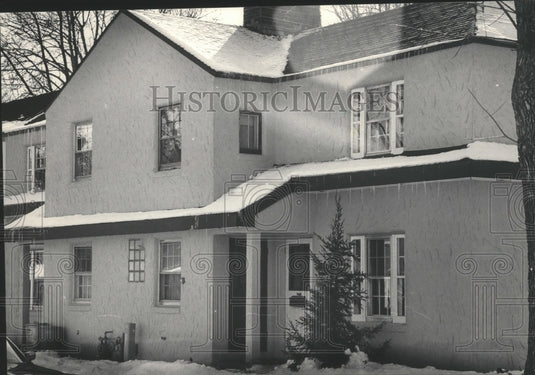 1986 Press Photo The home of Virginia A. Emmons & her husband in Greendale - Historic Images