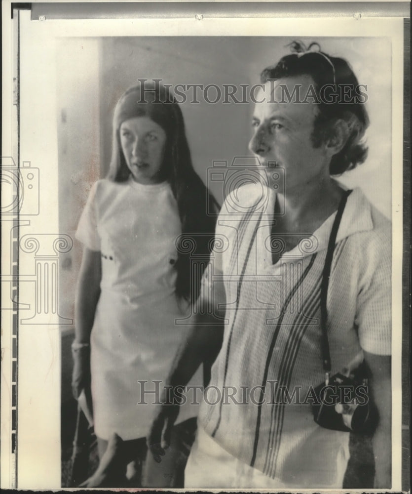 1973 Press Photo British adventurers John Fairfax and Sylvia Cook - mjb03114 - Historic Images
