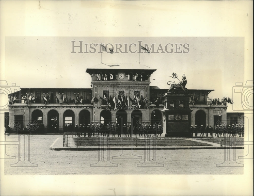 1935 Press Photo a Railroad Station in Addis Ababa, Ethiopia - mjb03687- Historic Images