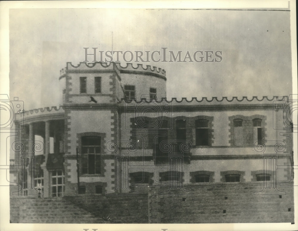 1935 Press Photo Governor&#39;s Palace at Harrar, next objective of Italian forces-Historic Images
