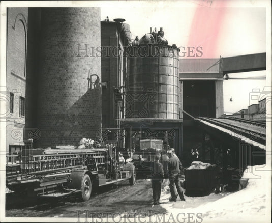 1952 Falk Corporation, where Leo Funk was buried in cinders.-Historic Images