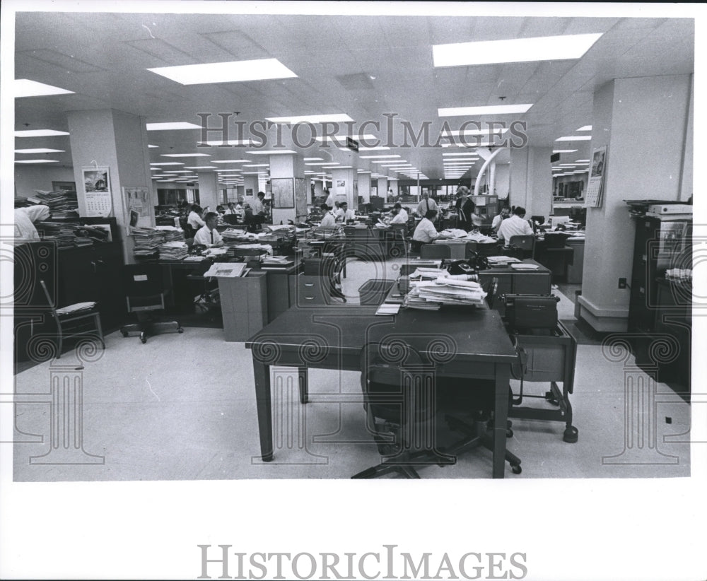 1966 Press Photo Milwaukee Journal News Departments - mjb04451-Historic Images